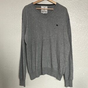 Jasper Conrad Grey V-neck sweater XXL